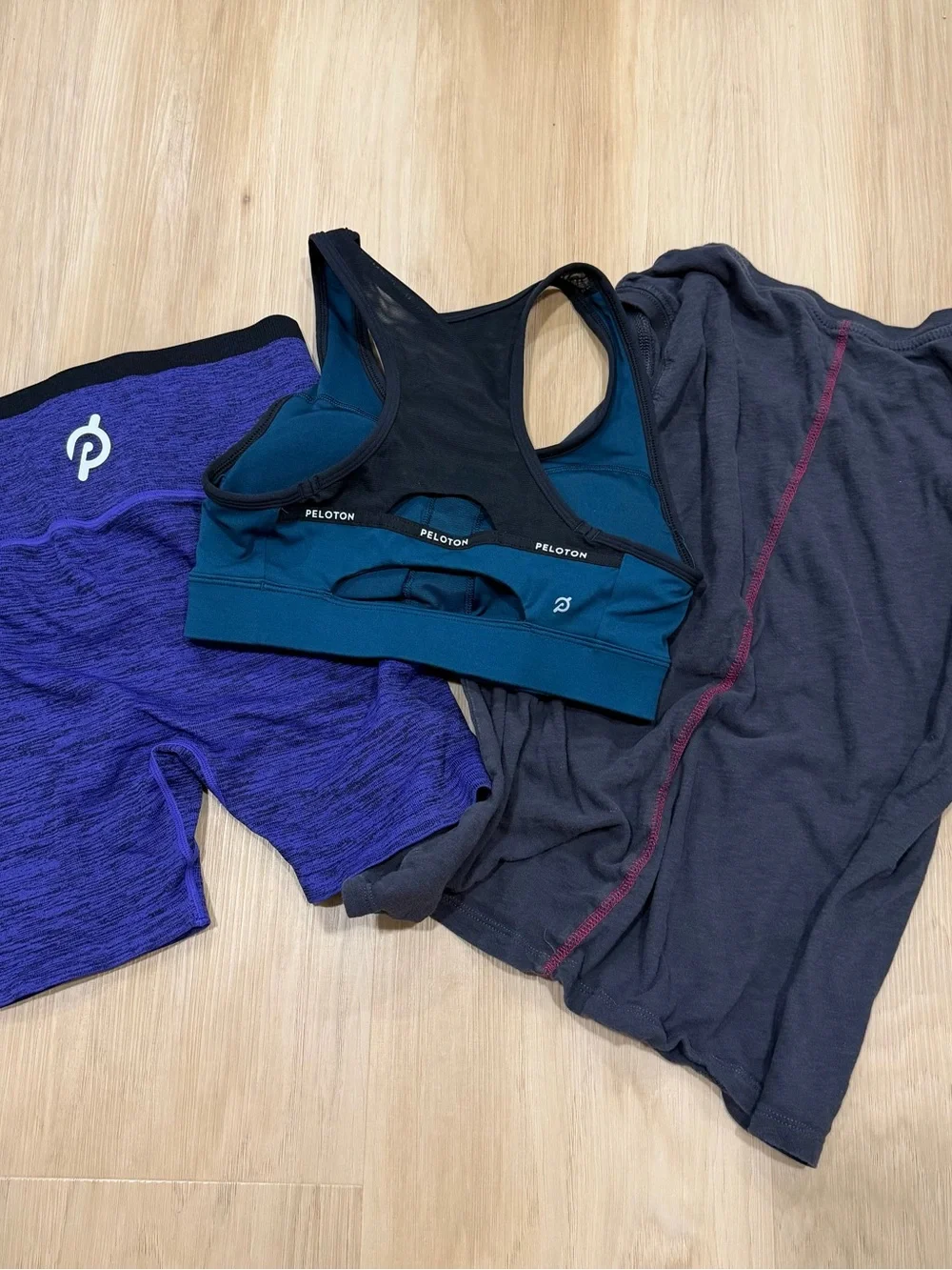 Peloton Women’s Small Activewear Lot- Sports Bra, Tank & Bike Shorts